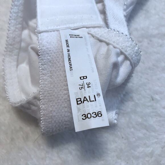 Bali NWOT White Bra Women 34B - Picture 9 of 10